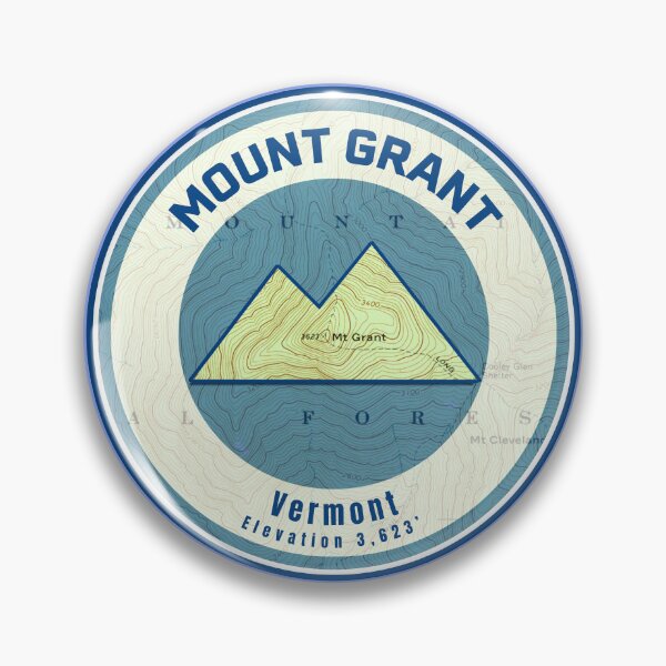 Item preview, Vermont Mountain Map - Mount Grant designed and sold by Willz Designz.