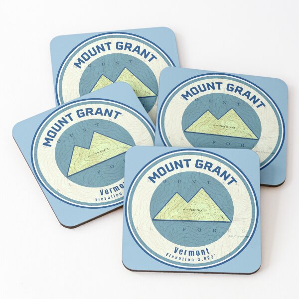 Item preview, Vermont Mountain Map - Mount Grant designed and sold by Willz Designz.