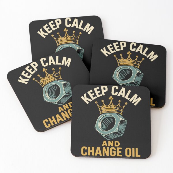 Item preview, Keep Calm And Change Oil Mechanic Garage Funny designed and sold by LuminOrb.