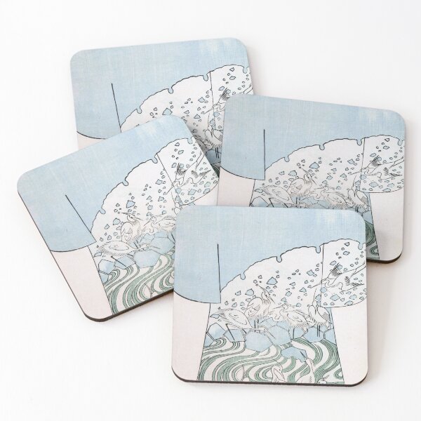 Item preview, Cranes Among Flowing Waters designed and sold by WheelieGdArt.