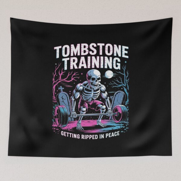 Item preview, Tombstone Training Getting Ripped In Peace designed and sold by 89BLACK.