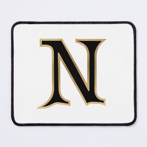 Item preview, Letter N – Gold & Black Elegance designed and sold by RAKO13.