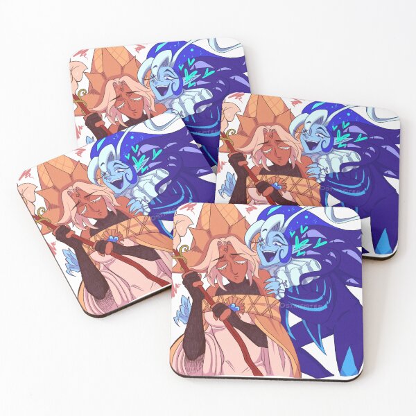 Item preview, Cookie Run Kingdom Shadow Milk Pure Vanilla Yuri Sticker Poster Pin designed and sold by Ghostiemeister.
