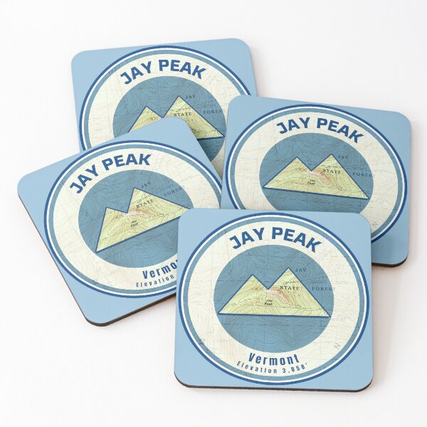 Item preview, Vermont Mountain Map - Jay Peak designed and sold by Willz Designz.