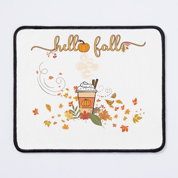 Item preview, Hello Fall Pumpkin Spice Late' designed and sold by WildInkFusion.