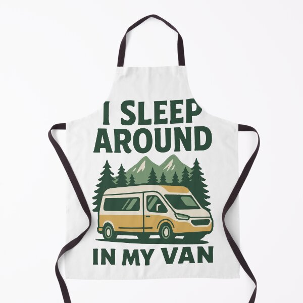 Item preview, I Sleep Around In My Van Funny Camper designed and sold by LuminOrb.