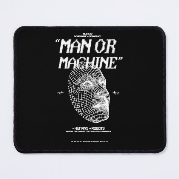 Item preview, Man or Machine Futuristic Design designed and sold by HasHs.