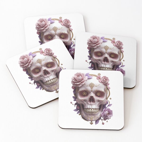 Item preview, Skull love flowers rose Mexico woman cute tattoo designed and sold by Tattoo-Shirt Designer .
