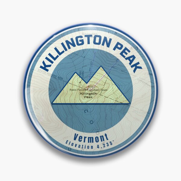 Item preview, Vermont Mountain Map - Killington Peak designed and sold by Willz Designz.