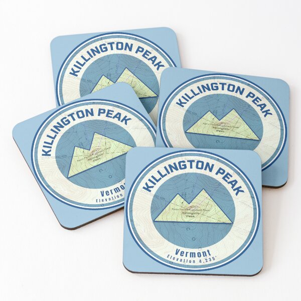 Item preview, Vermont Mountain Map - Killington Peak designed and sold by Willz Designz.