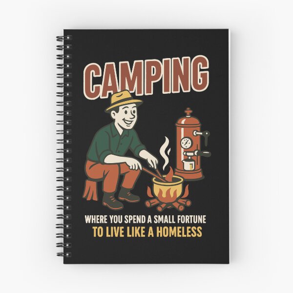 Item preview, Camping Where You Spend a Small Fortune Funny designed and sold by LuminOrb.