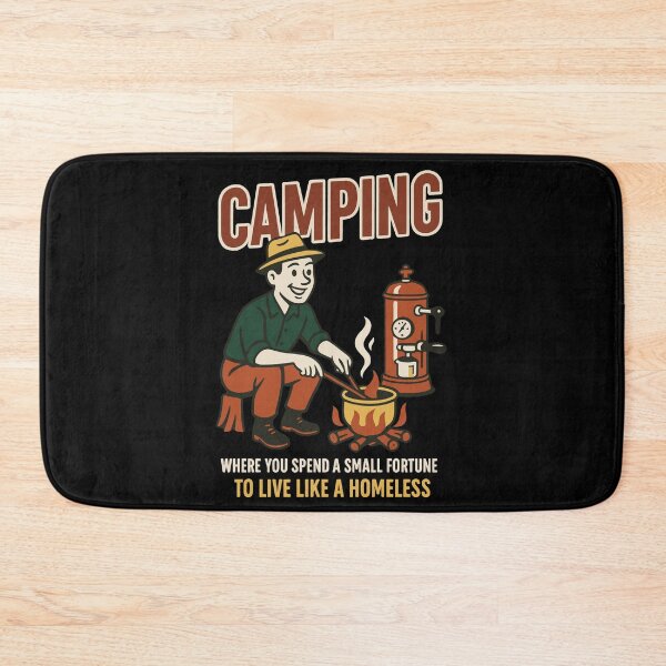Item preview, Camping Where You Spend a Small Fortune Funny designed and sold by LuminOrb.