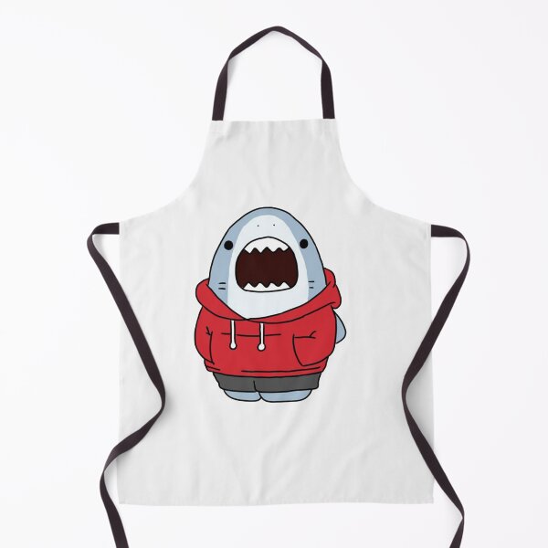 Item preview, Cute Shark in Hoodie Cartoon designed and sold by New Dragon.