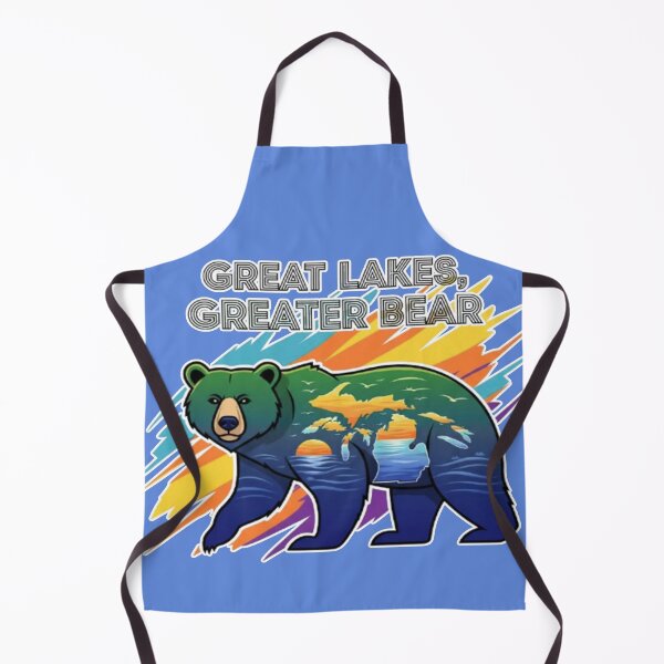 Item preview, Great Lakes, Greater Bear - Michigan, USA, Travel Design, Bear designed and sold by Karina Creative Studio.