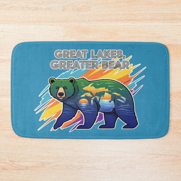 Item preview, Great Lakes, Greater Bear - Michigan, USA, Travel Design, Bear designed and sold by Karina Creative Studio.