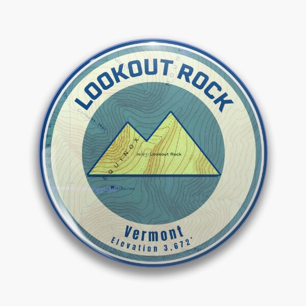 Item preview, Vermont Mountain Map - Lookout Rock designed and sold by Willz Designz.