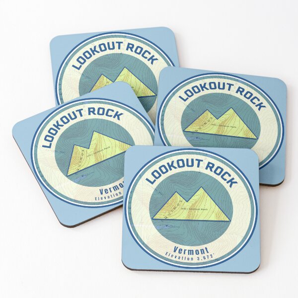 Item preview, Vermont Mountain Map - Lookout Rock designed and sold by Willz Designz.