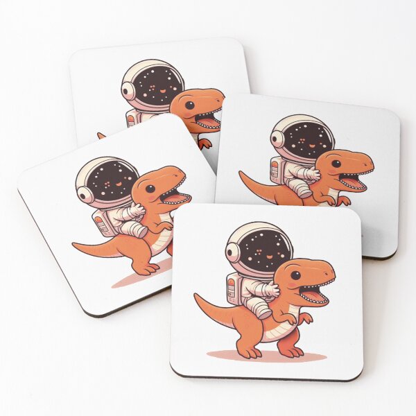 Item preview, Cute Astronaut Riding a Dinosaur designed and sold by New Dragon.