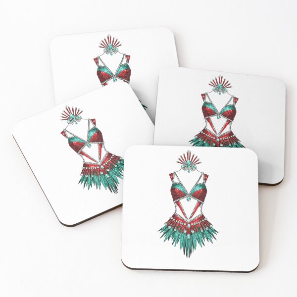 Item preview, showgirl era 2 red/teal designed and sold by Melon Head.
