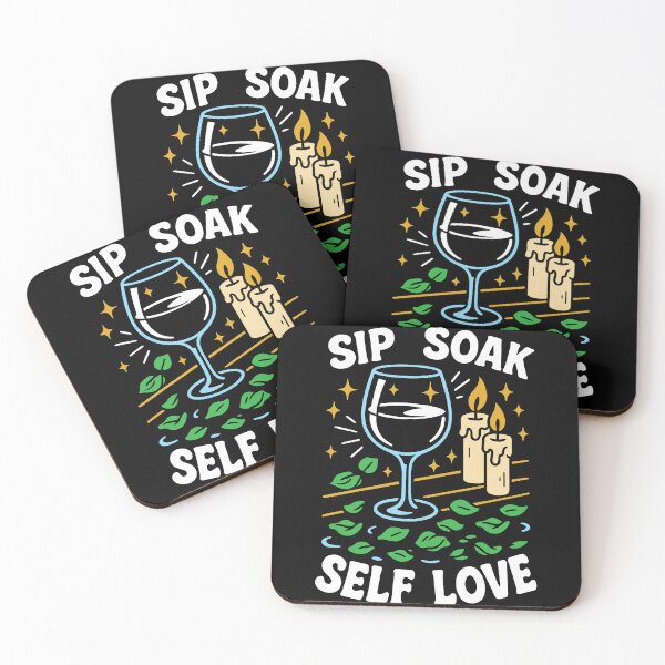 Item preview, Sip Soak Self Love Mindfulness Affirmation designed and sold by LuminOrb.