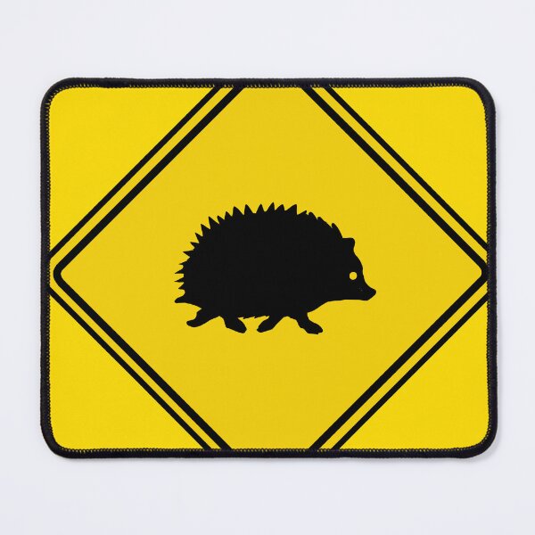 Item preview, Hedgehog crossing sign  designed and sold by Deathoftheself.