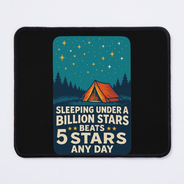 Item preview, Sleeping Under Billion Stars Camping Camper Fun designed and sold by LuminOrb.