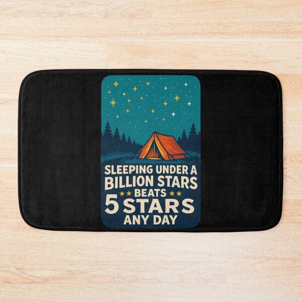 Item preview, Sleeping Under Billion Stars Camping Camper Fun designed and sold by LuminOrb.