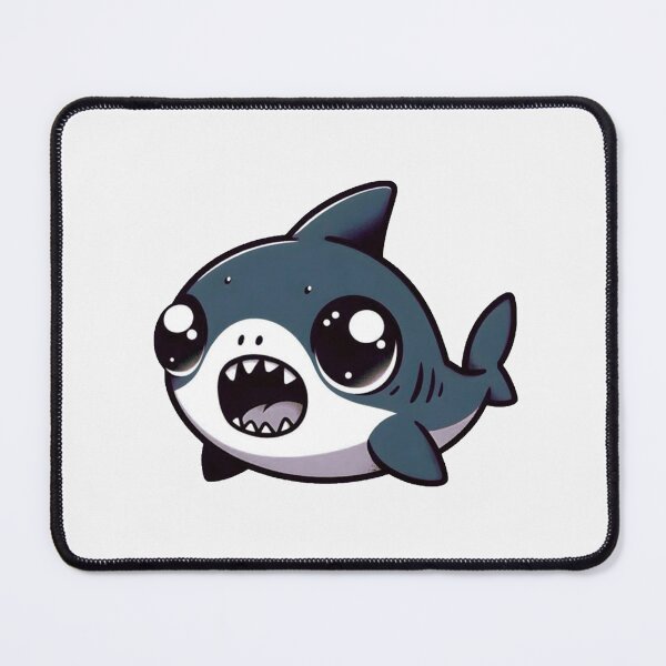 Item preview, Adorable Kawaii Shark Illustration designed and sold by New Dragon.