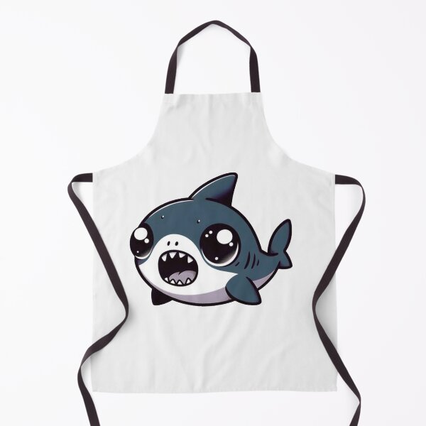 Item preview, Adorable Kawaii Shark Illustration designed and sold by New Dragon.