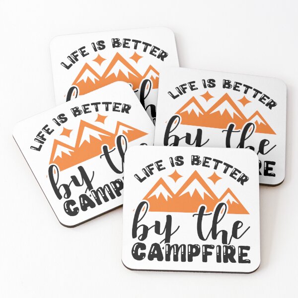 Item preview, Mountain hiking design Life is better by the campfire designed and sold by MatyldaJ.