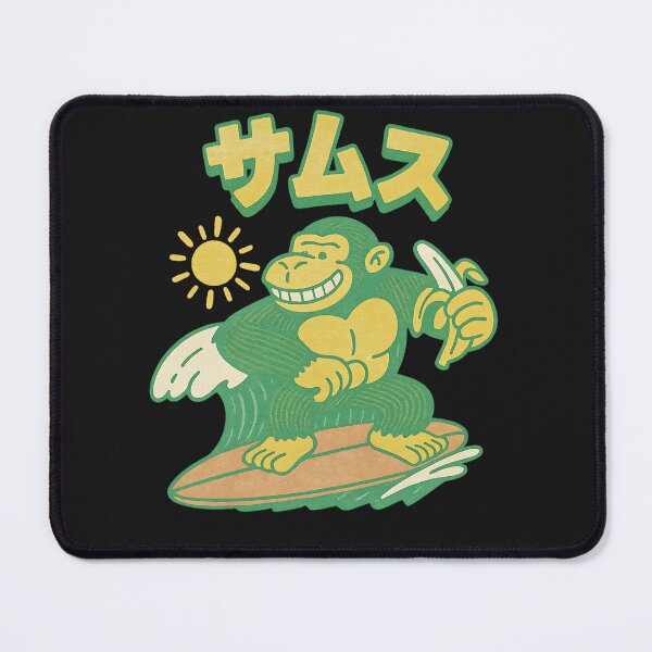 Item preview, Surfing Gorilla – Banana Wave Rider designed and sold by AwesomeBeyondLimits.