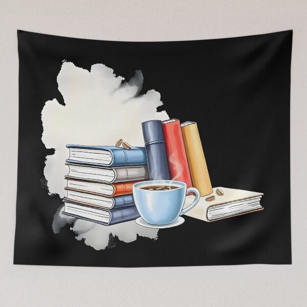 Item preview, Books and Coffee  designed and sold by GraphicsClub.