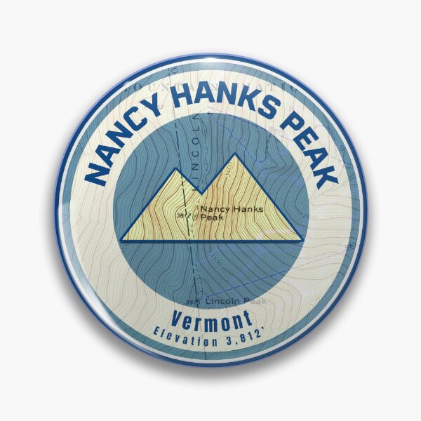 Item preview, Vermont Mountain Map - Nancy Hanks Peak designed and sold by Willz Designz.