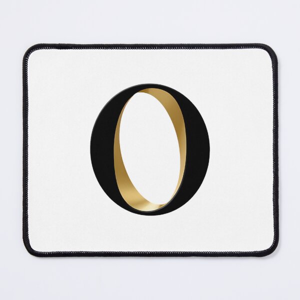 Item preview, Letter O – Gold & Black Elegance designed and sold by RAKO13.