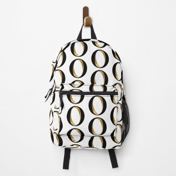 Item preview, Letter O – Gold & Black Elegance designed and sold by RAKO13.