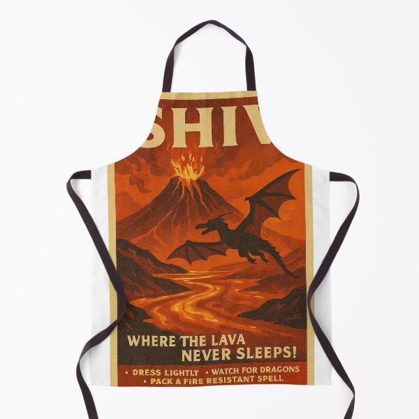 Item preview, Shiv – Where the Lava Never Sleeps designed and sold by WhisperFrame.