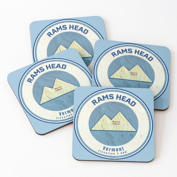 Item preview, Vermont Mountain Map - Rams Head designed and sold by Willz Designz.