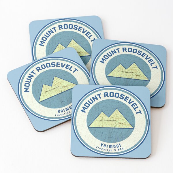 Item preview, Vermont Mountain Map - Mount Roosevelt designed and sold by Willz Designz.