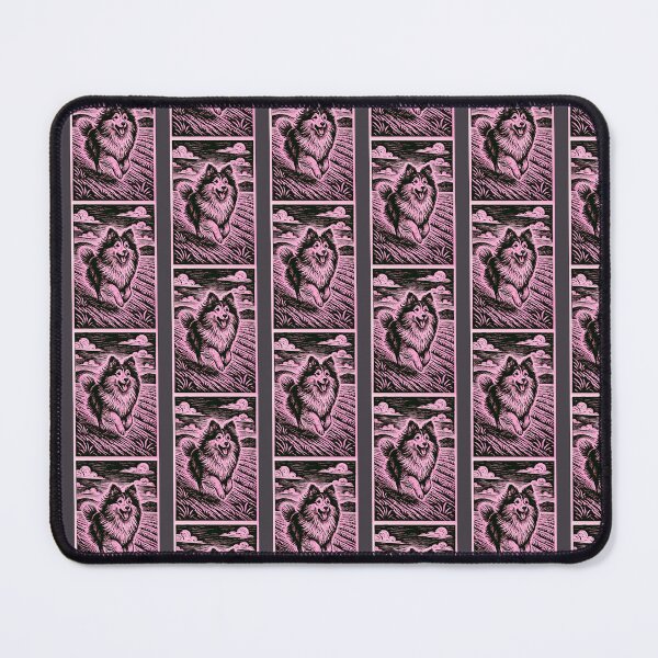 Item preview, The Sheltie - Linocut Edition (pink) designed and sold by Ophelia's Wardrobe.
