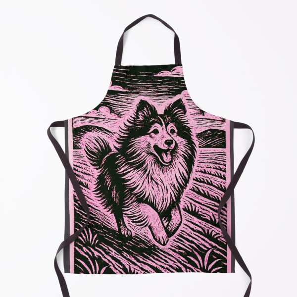 Item preview, The Sheltie - Linocut Edition (pink) designed and sold by Ophelia's Wardrobe.