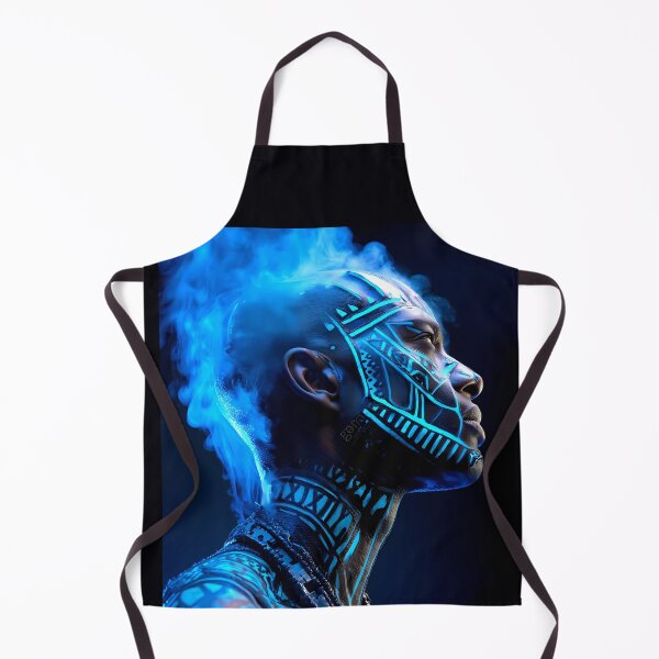 Item preview, Cyber Warrior with Futuristic Tribal Tattoos designed and sold by OneMillionSpot.