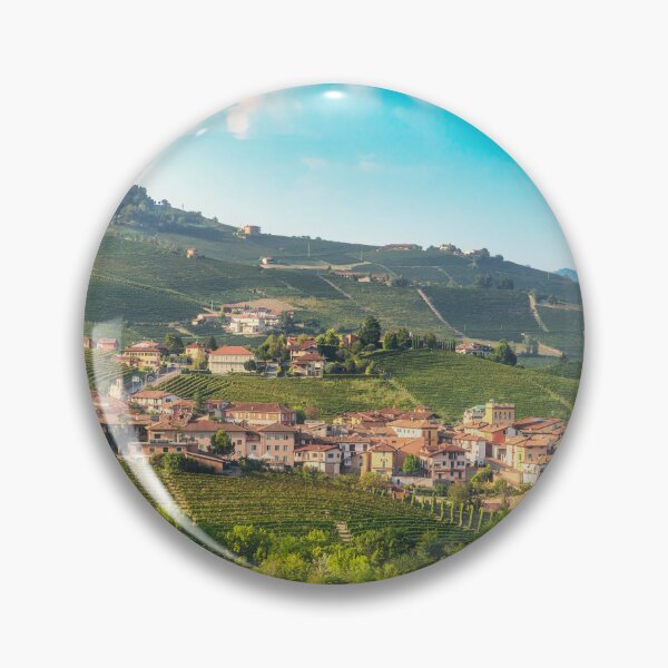 Item preview, Barolo Village and La Morra Vineyards at Sunset, Langhe Photography designed and sold by Stefano Orazzini.