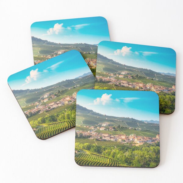 Item preview, Barolo Village and La Morra Vineyards at Sunset, Langhe Photography designed and sold by Stefano Orazzini.