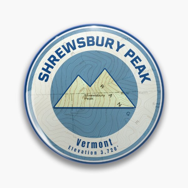 Item preview, Vermont Mountain Map - Shrewsbury Peak designed and sold by Willz Designz.