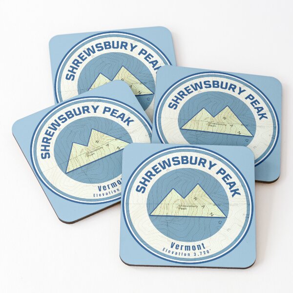 Item preview, Vermont Mountain Map - Shrewsbury Peak designed and sold by Willz Designz.