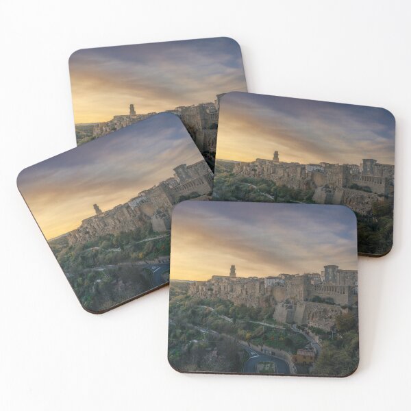 Item preview, Village of Pitigliano Built on Tuff Rock at Sunset designed and sold by Stefano Orazzini.