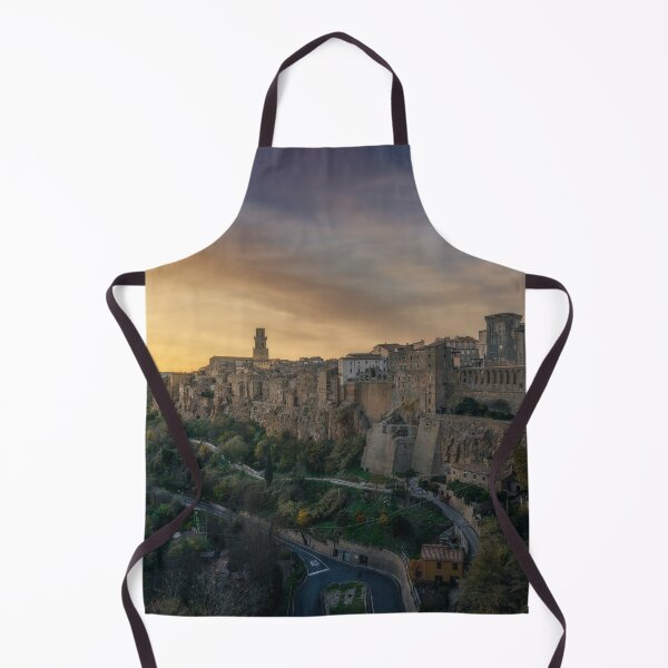 Item preview, Village of Pitigliano Built on Tuff Rock at Sunset designed and sold by Stefano Orazzini.