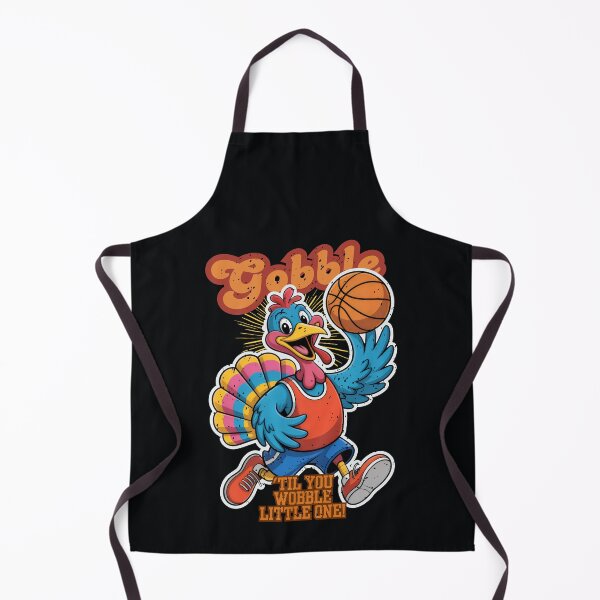 Item preview, Playful Turkey Dribbling Basketball in Sports Outfit designed and sold by SplashTastic.