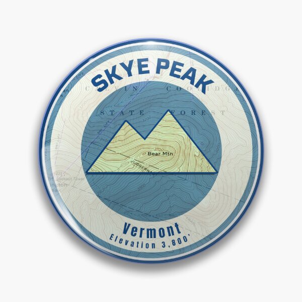 Item preview, Vermont Mountain Map - Skye Peak designed and sold by Willz Designz.