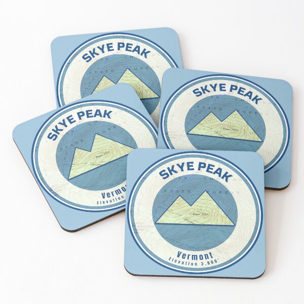 Item preview, Vermont Mountain Map - Skye Peak designed and sold by Willz Designz.